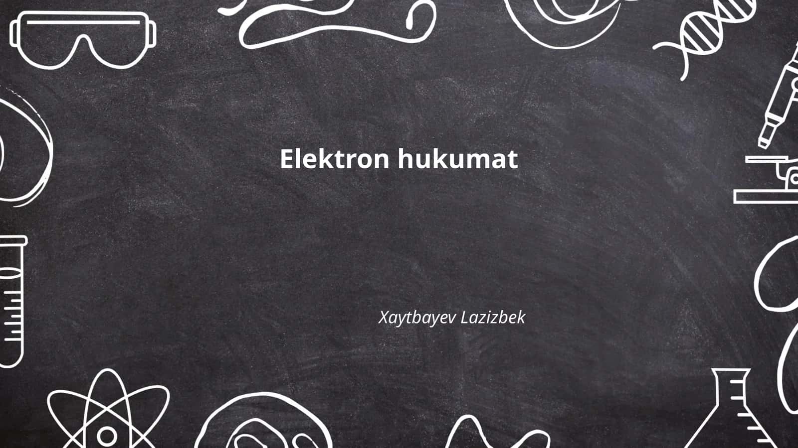 Elektron hukumat