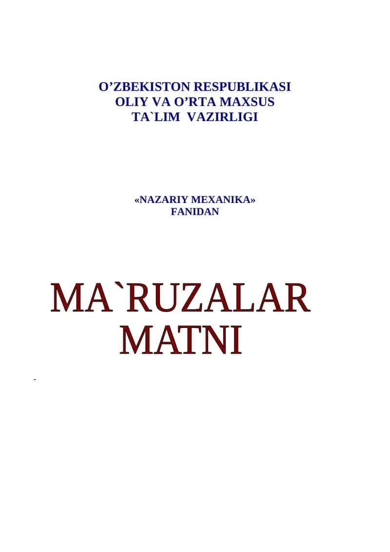 Nazariy Mexanika