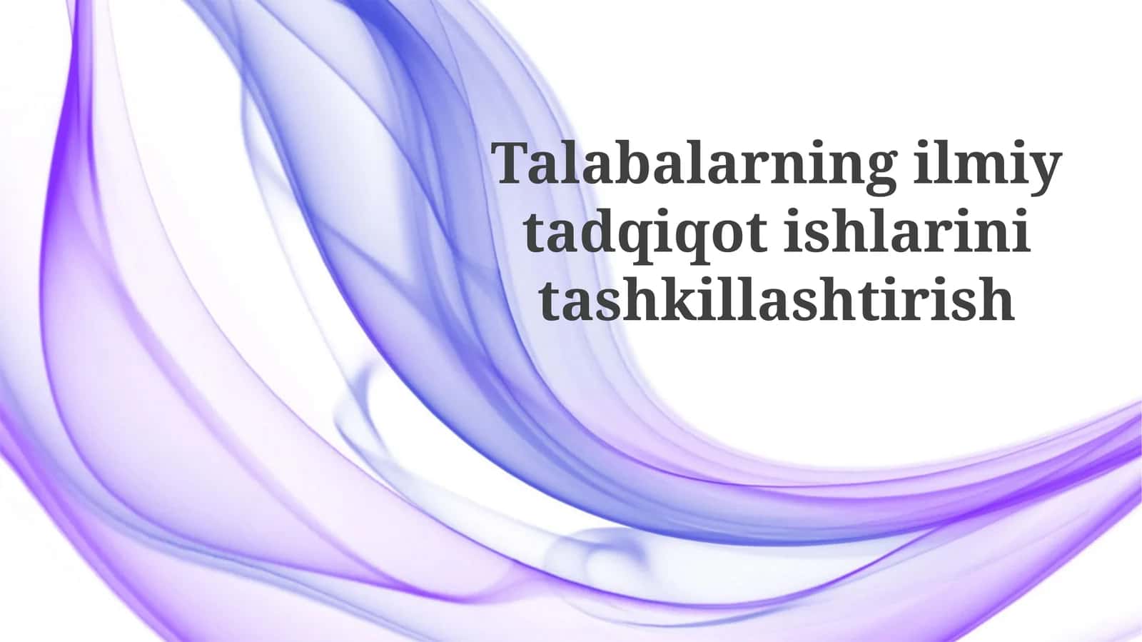 Tadqiqot bosqichlari