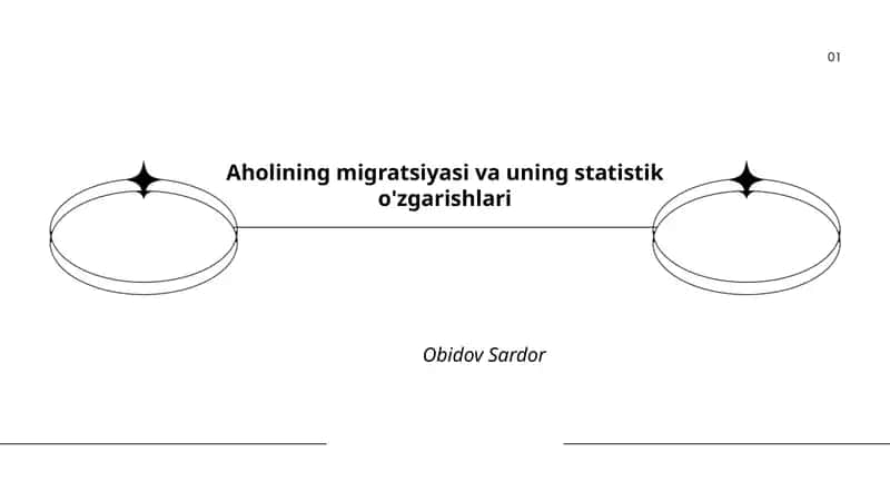 Aholining migratsiyasi va uning statistik o'zgarishlari