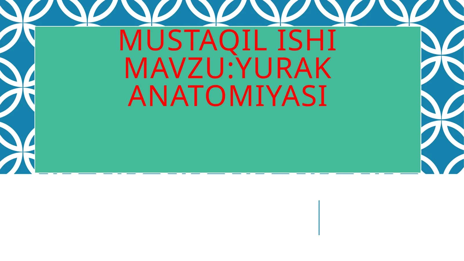 Yurak Anatomiyasi