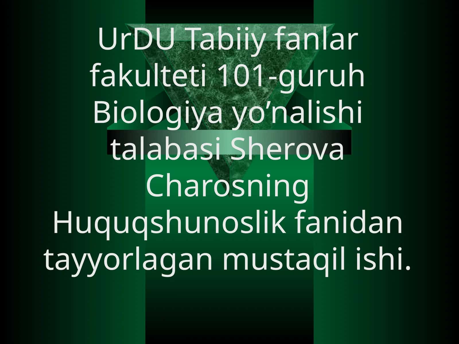 O'zbekiston Respublikasi Prezidenti haqqida