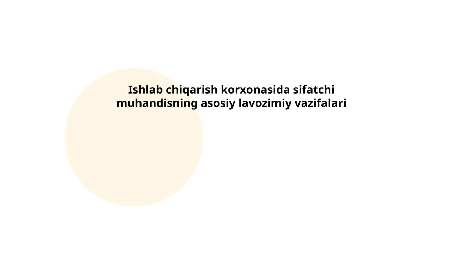 Sifat nazorati jarayonlari