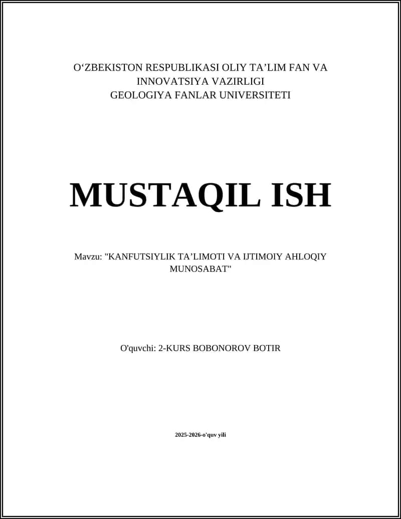 Kanfutsiylik tali̇modi
