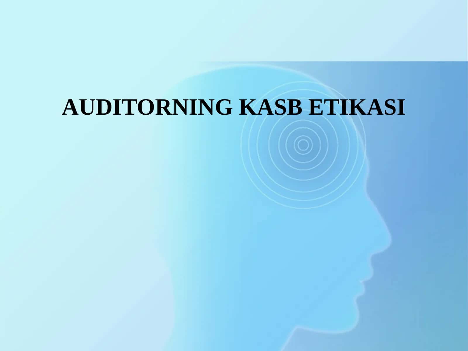 Auditorning kasb etikasi