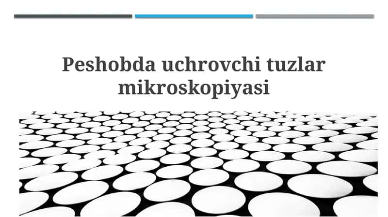 Kristalluriya va siydik cho'kmasi mikroskopiyasi