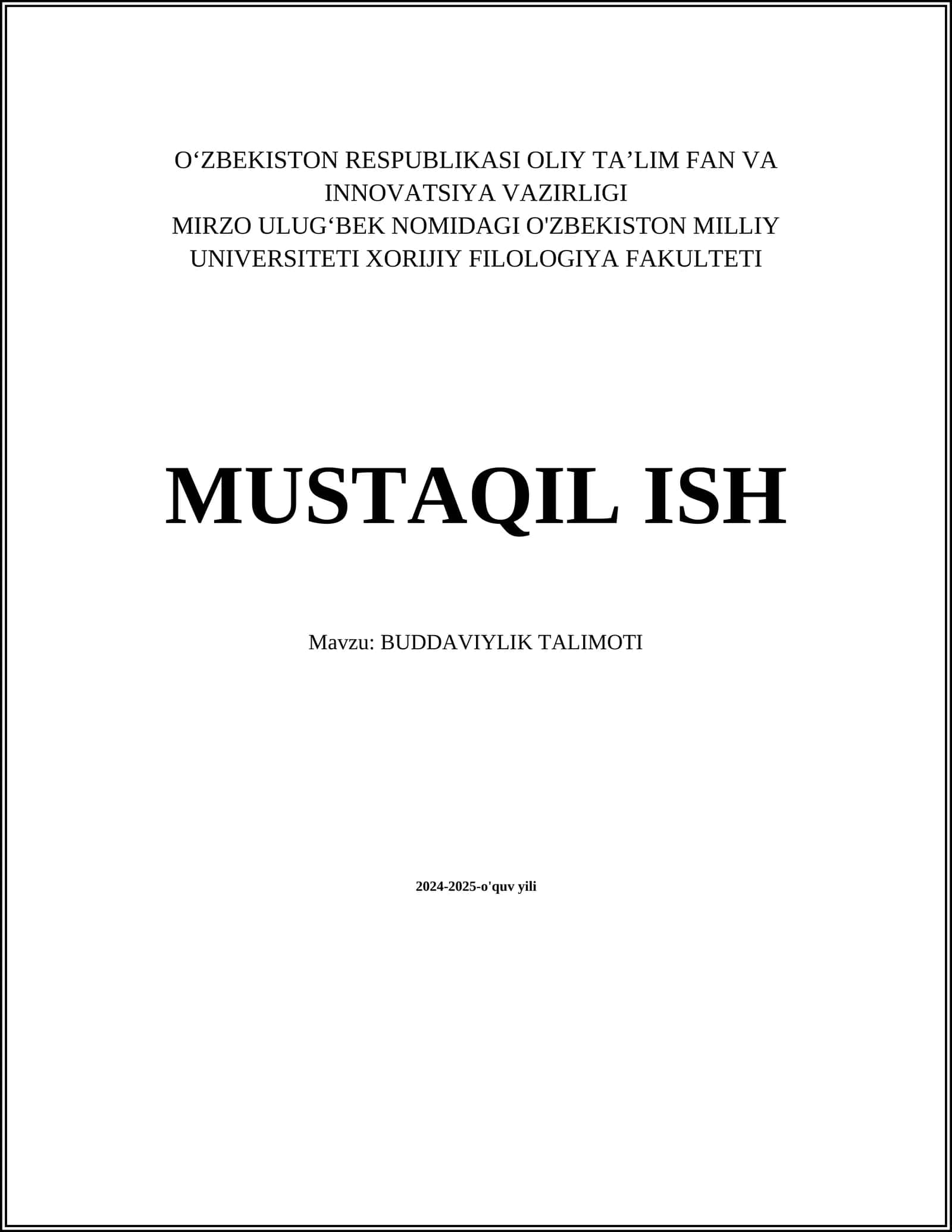 BUDDAVIYLIK TALIMOTI
