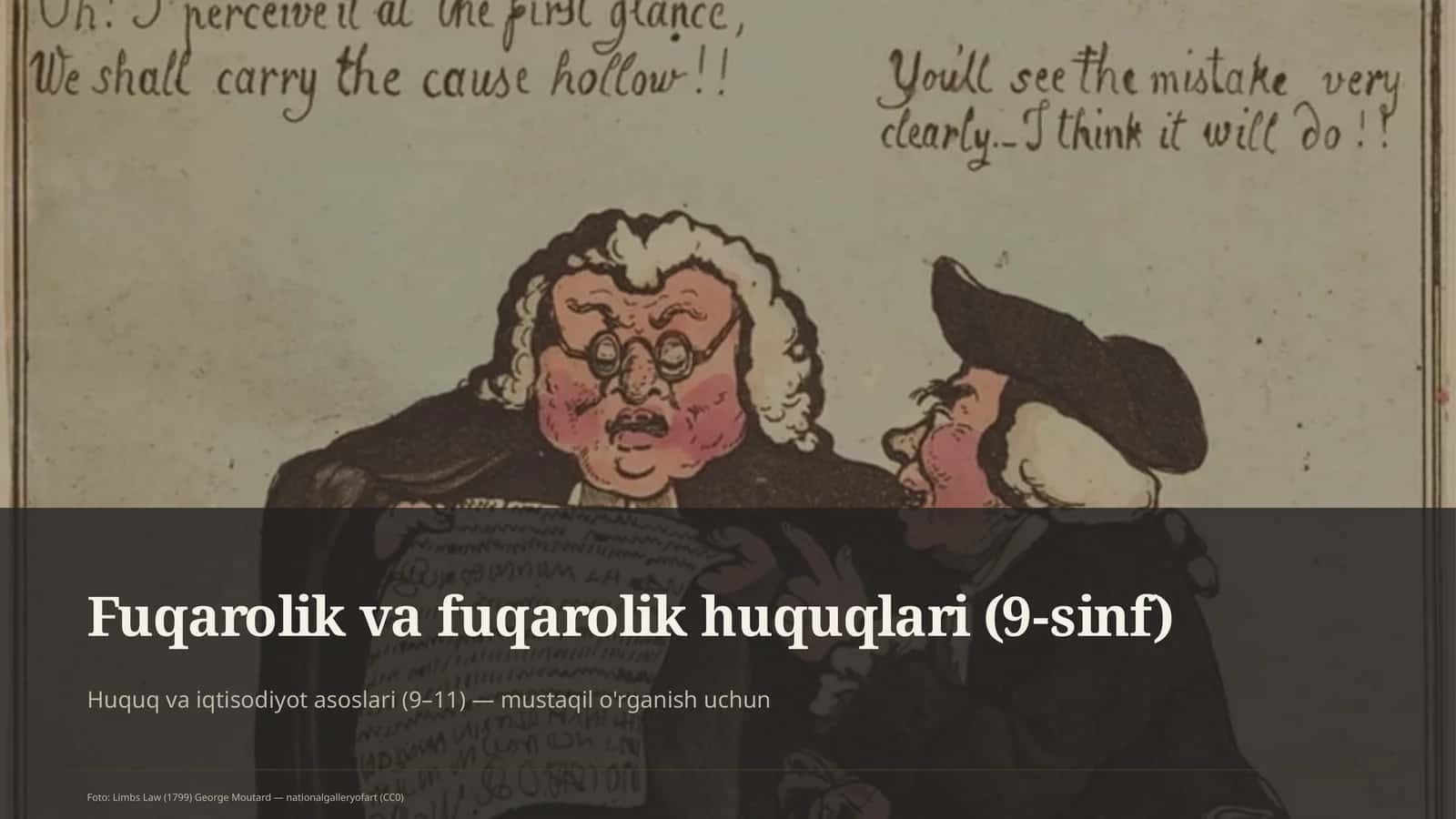 Fuqarolik va fuqarolik huquqlari (9-sinf)