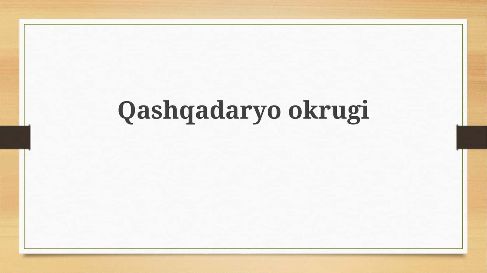 Qashqadaryookrugi