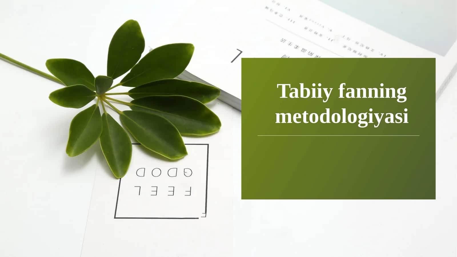 Tabiiy fanning metodologiyasi