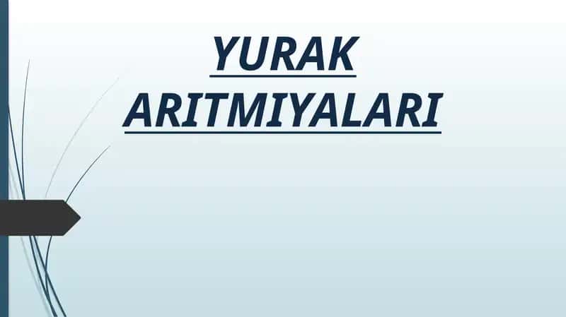 Yurak aritmiyalari