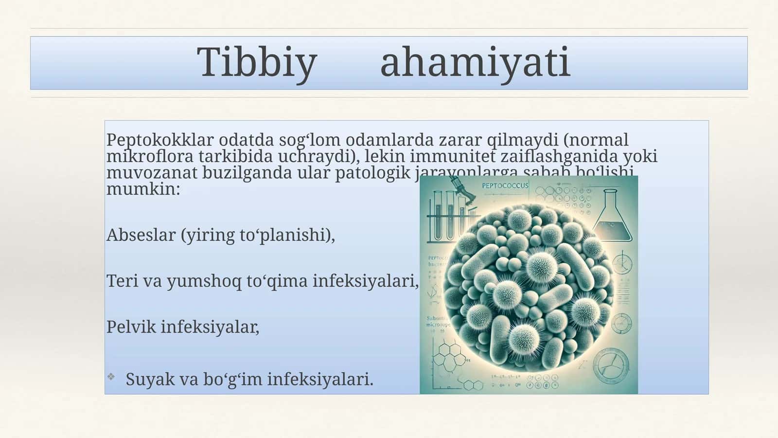 Tibbiy ahamiyati