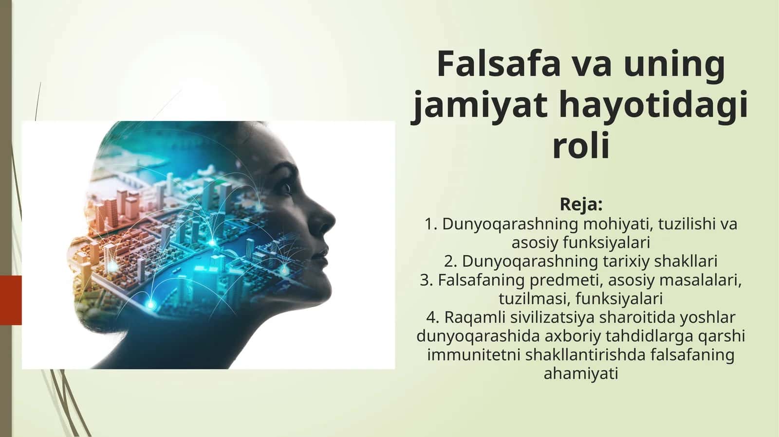 Falsafa faning jamiyatdagi roli