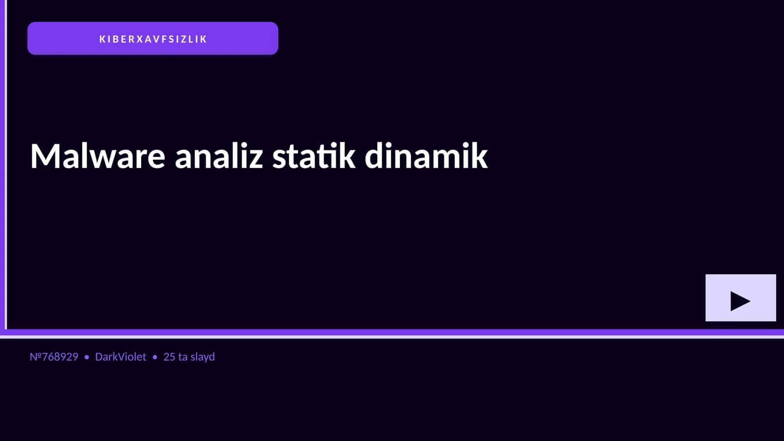 KIBERXAVFSIZLIK