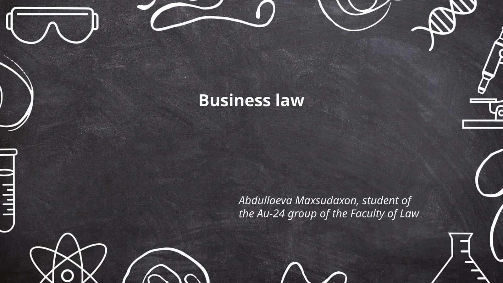 Business law