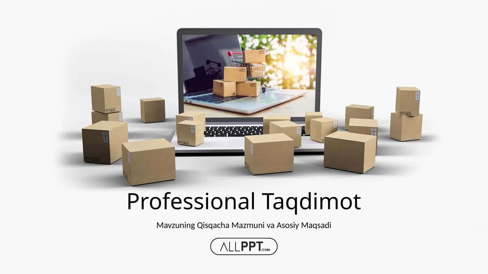 Online Yetkazib Berish Xizmatlari va Logistika Taqdimoti (43 Slayd)