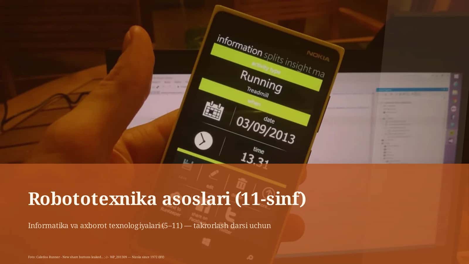 Robototexnika asoslari (11-sinf)