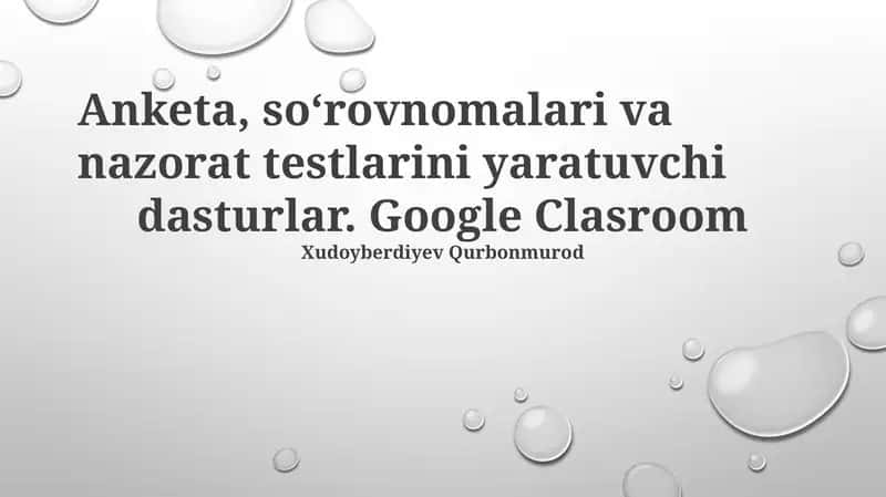 Google Classroom