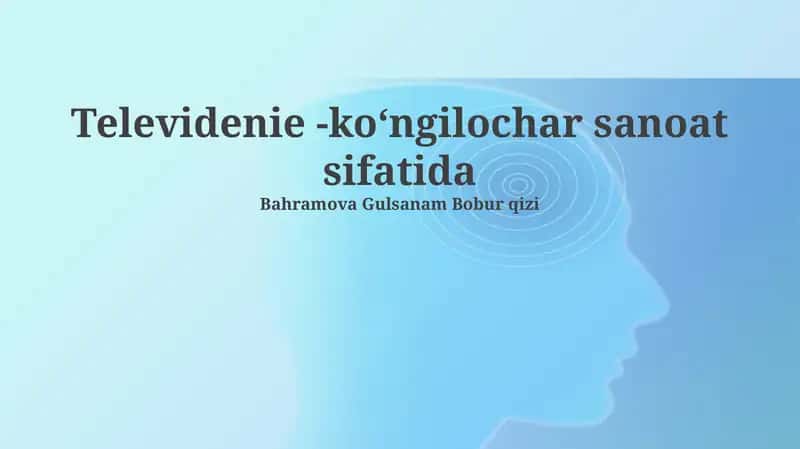 Televidenie