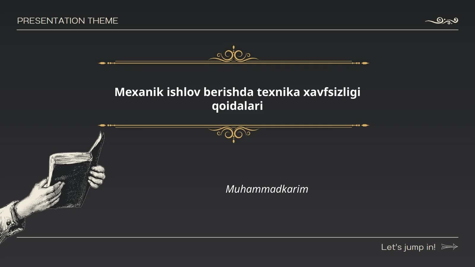 Mexanik ishlov berishda texnika xavfsizligi qoidalari