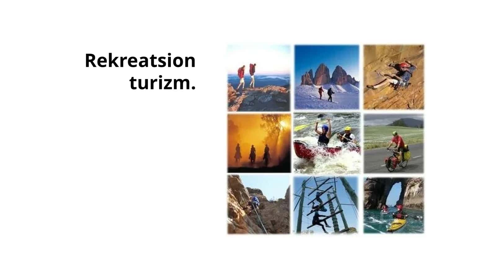 Rekreatsionturizm