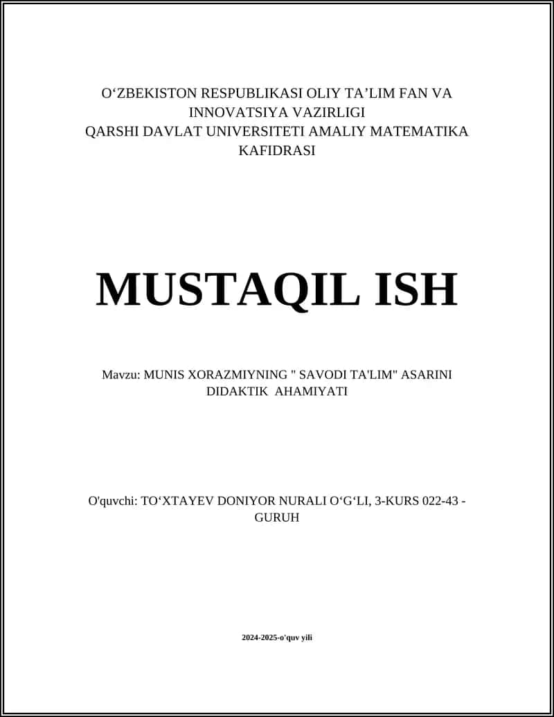Savodi Ta'lim