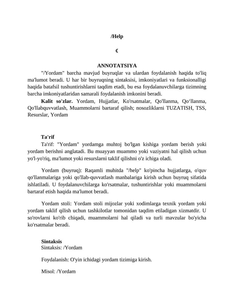 Yordam