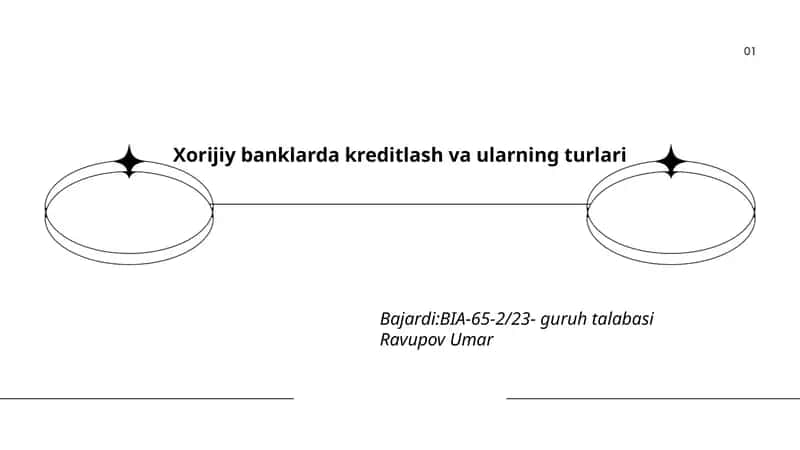 Kreditlash va ularning turlari