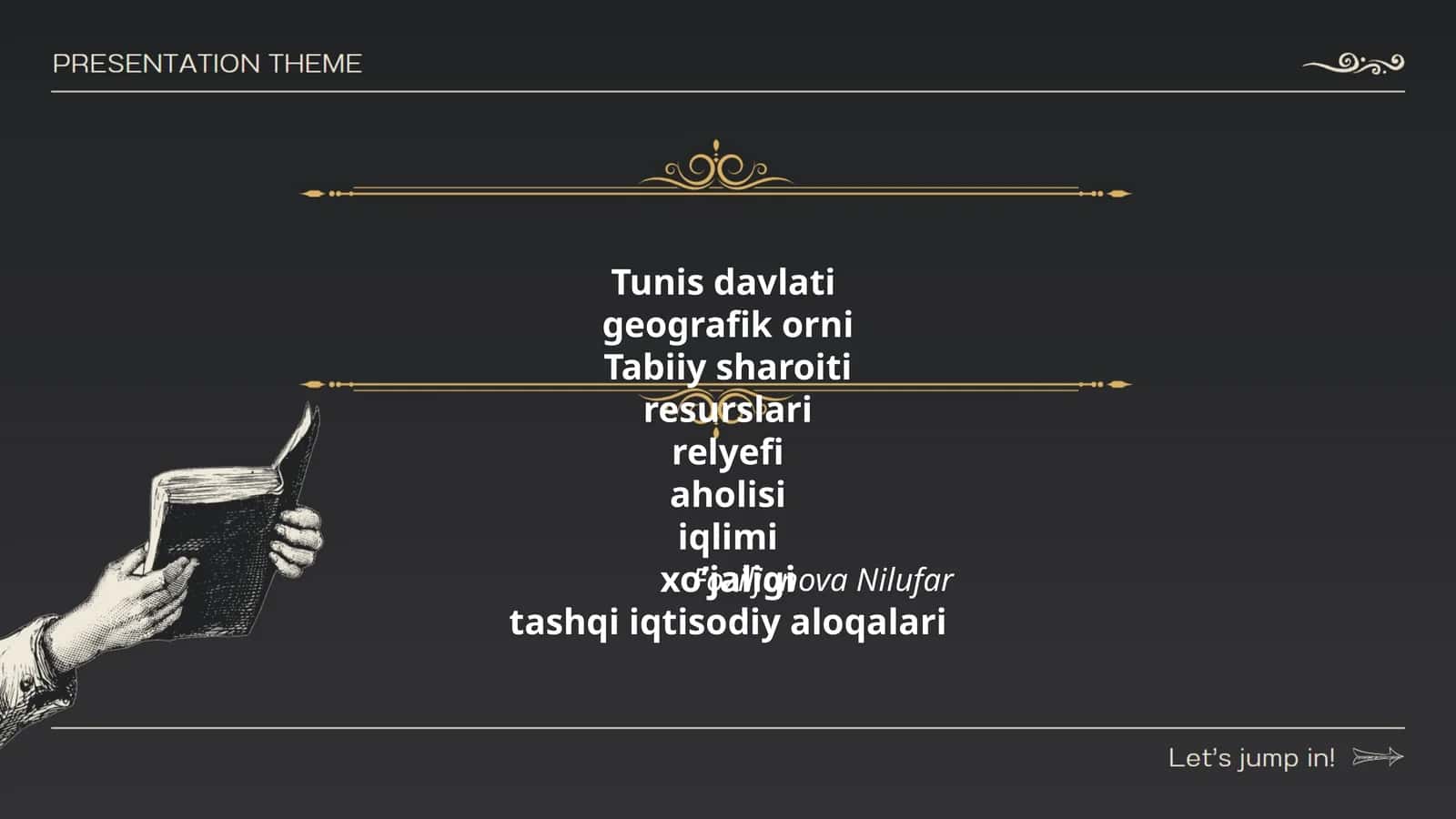 Tunis davlati geografik o'rni