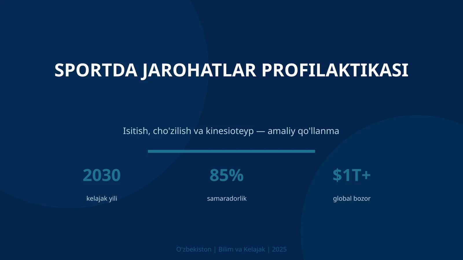Sportda jarohatlar profilaktikasi