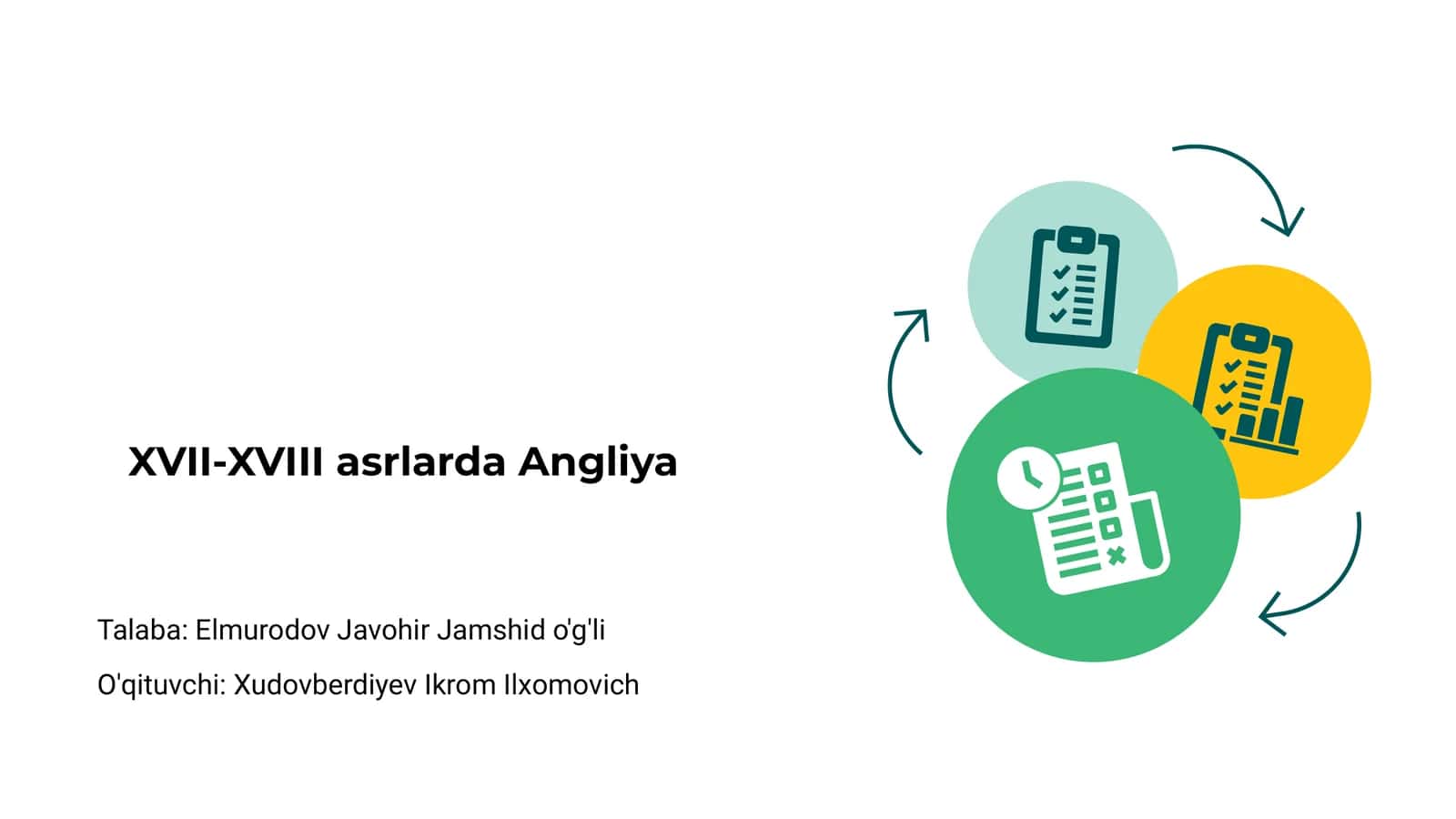 XVII-XVIII asrlarda Angliya