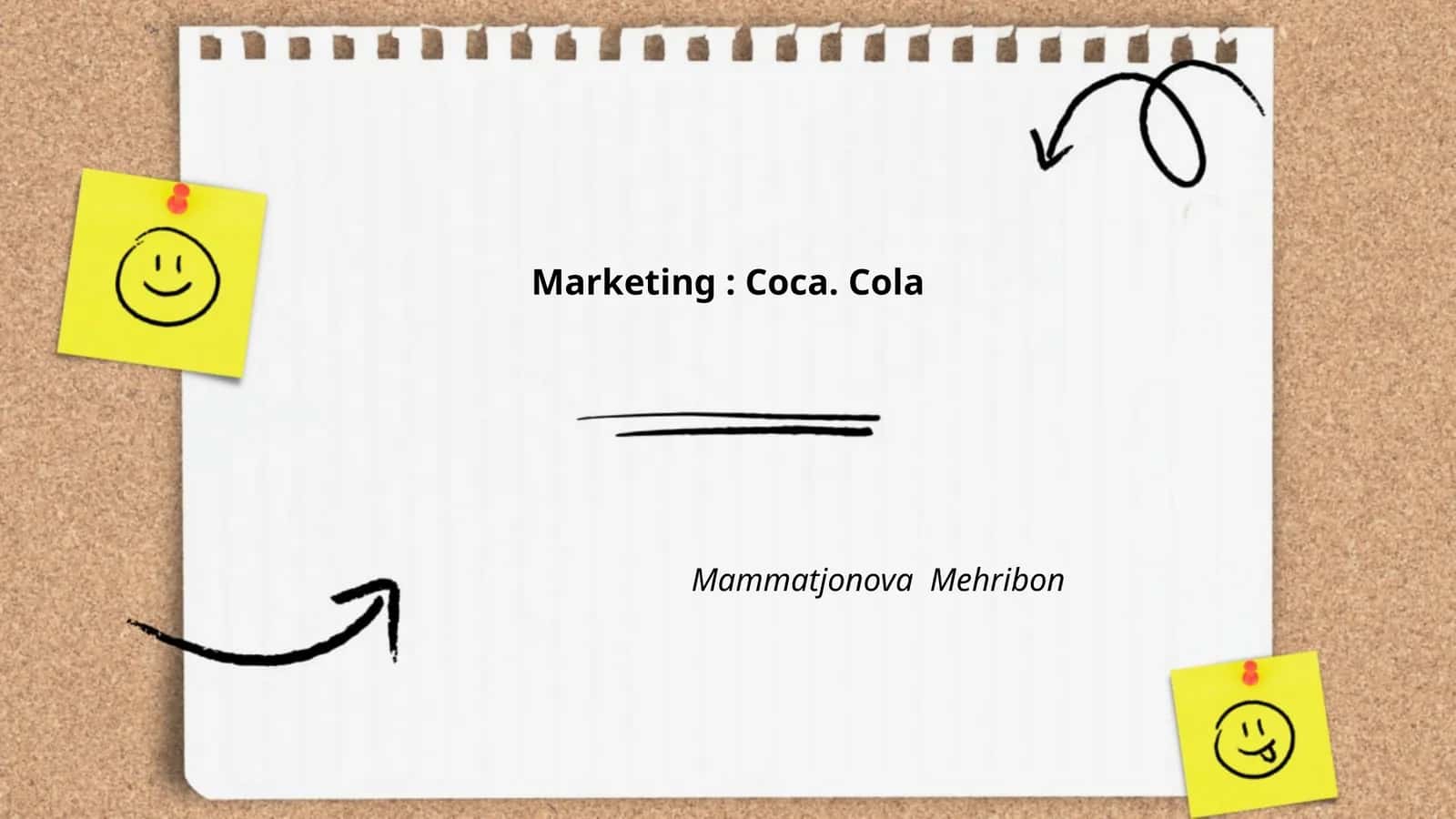 Coca-Cola Brend Strategiyasi va Imidji