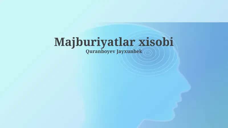 Hisob-kitoblar (Accounts Payable)