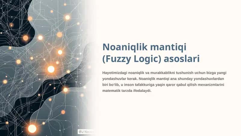 Noaniqlik mantiqi (Fuzzy Logic)