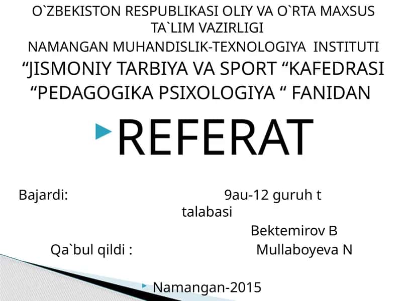 Xotiraning inson hayotidagi axamyati