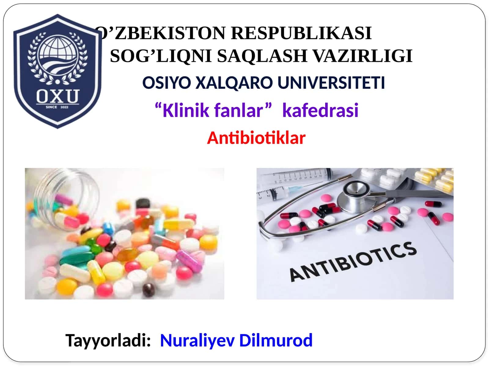 Antibiotiklar