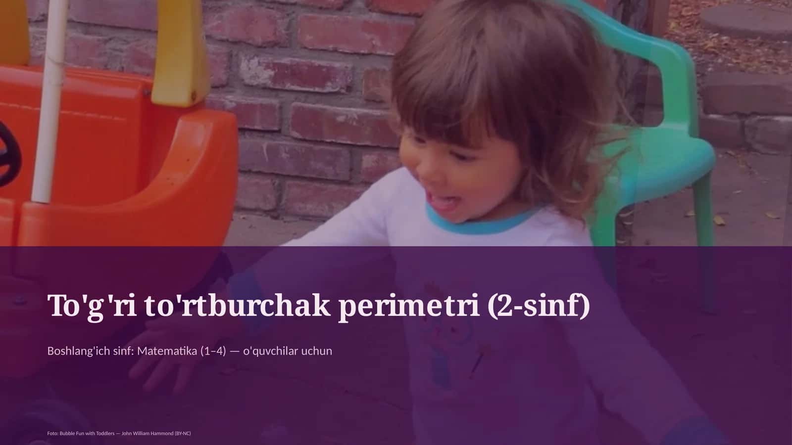 To'g'ri to'rtburchak perimetri (2-sinf)