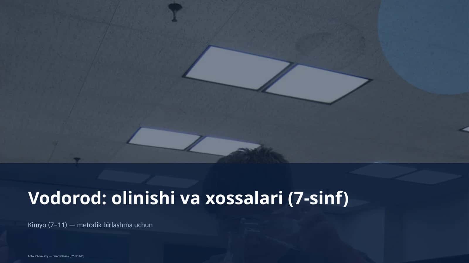 Vodorod: olinishi va xossalari (7-sinf)