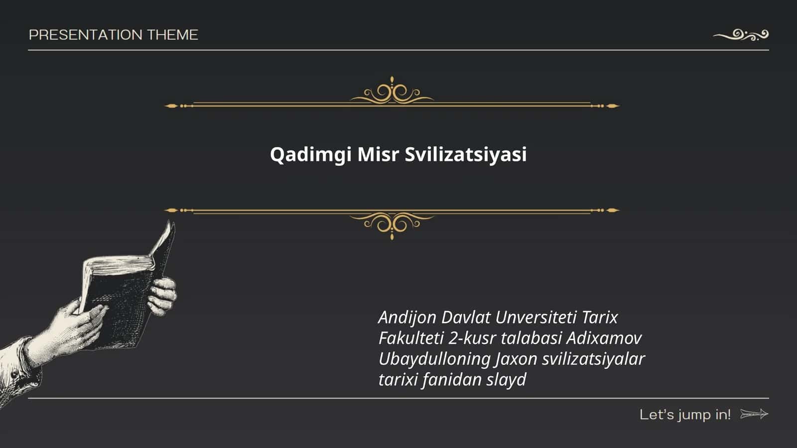 Qadimgi Misr Svilizatsiyasi