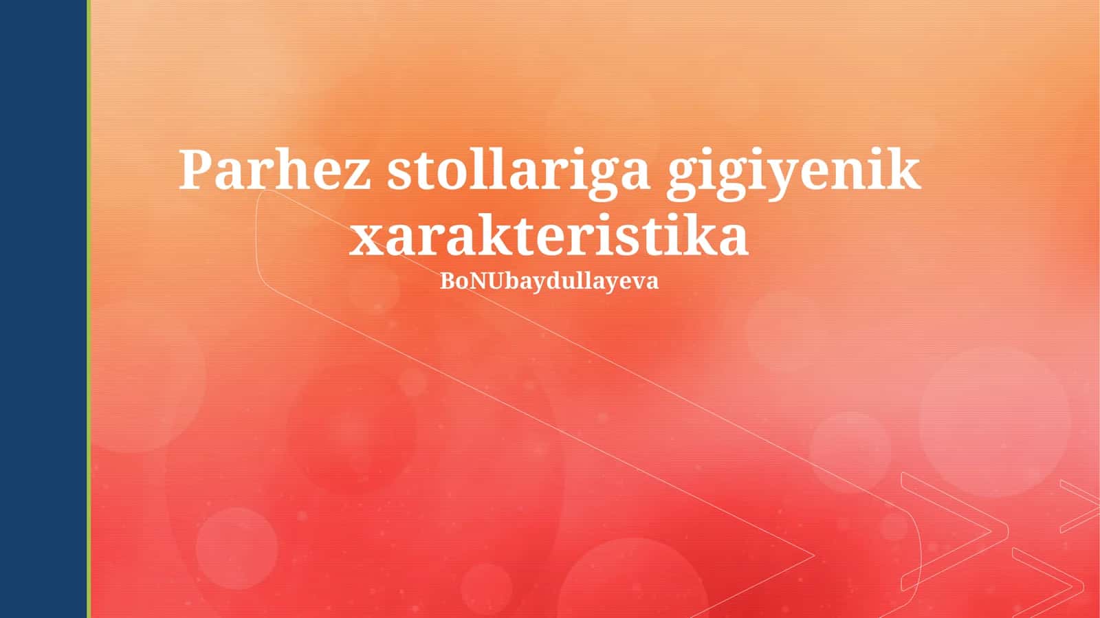 Dietik jadvallar