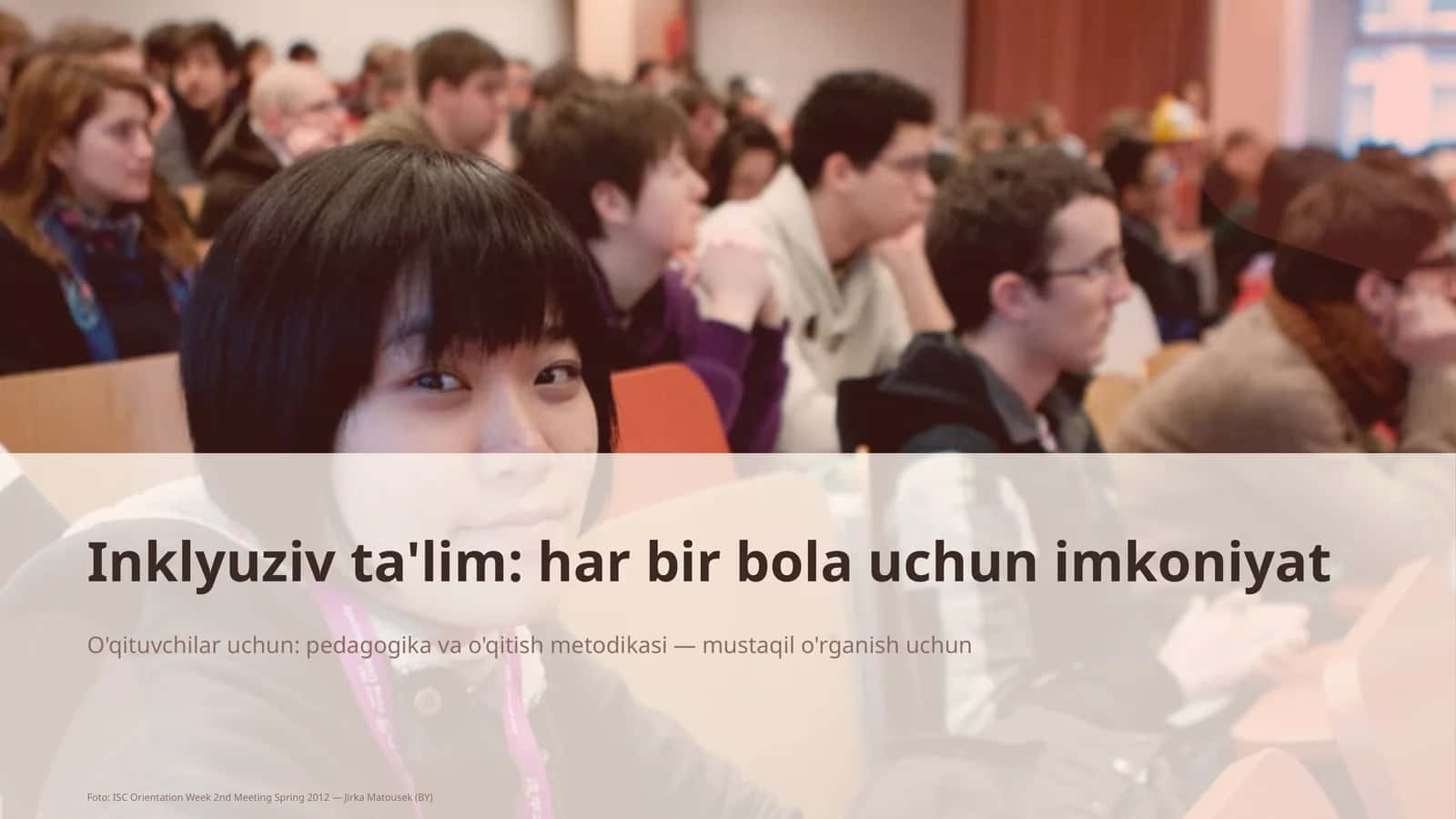 Inklyuziv ta'lim: har bir bola uchun imkoniyat