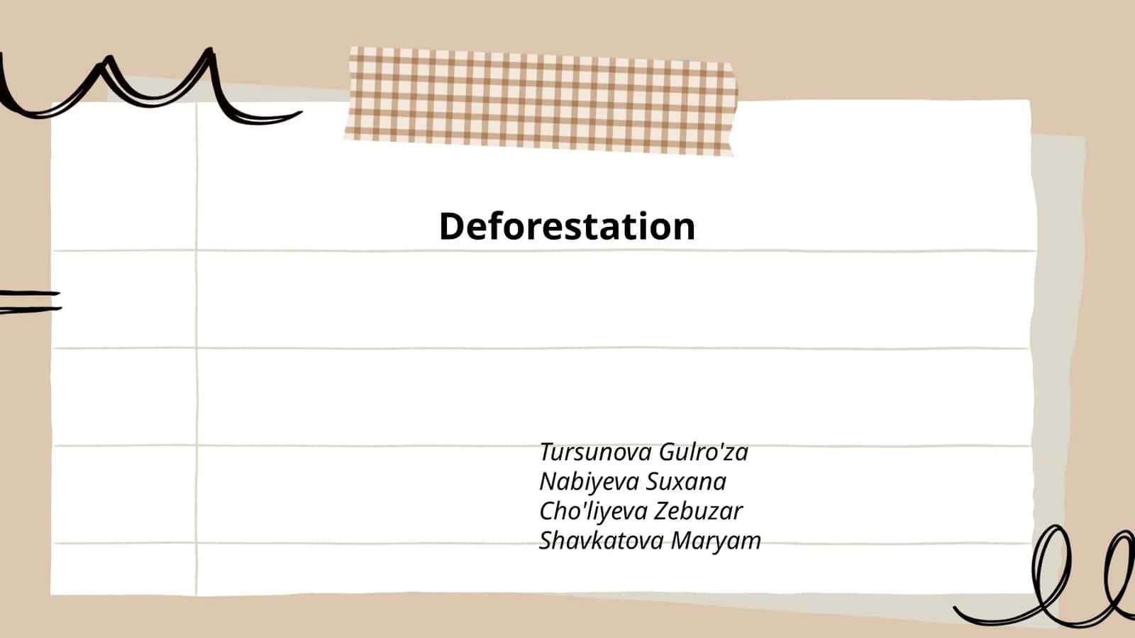 Deforestatsiya: taʼrif va turlari