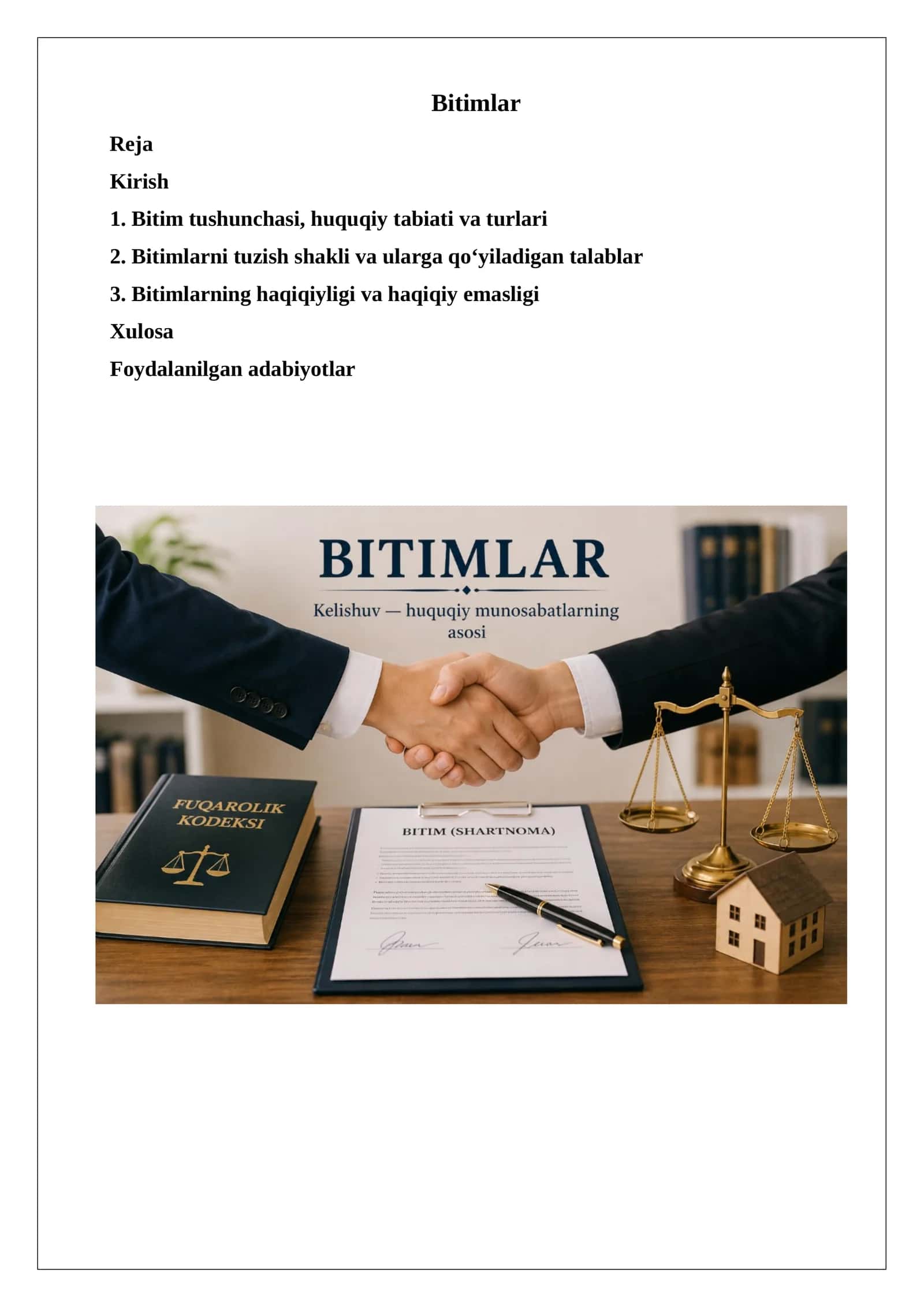 Bitimlar