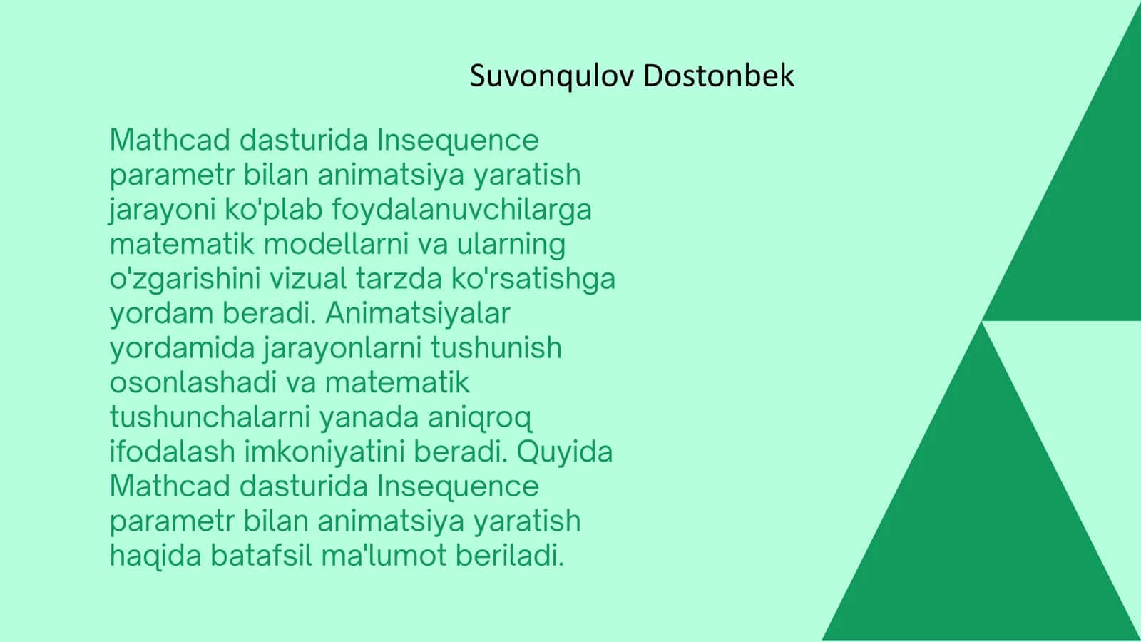 Mathcad