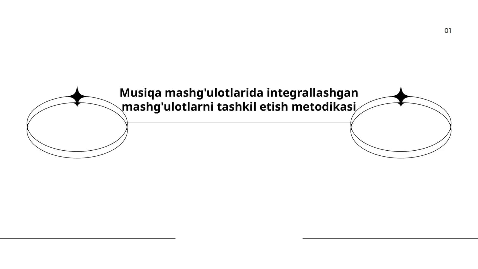 Musiqa mashg'ulotlarida integrallashgan mashg'ulotlarni tashkil etish metodikasi