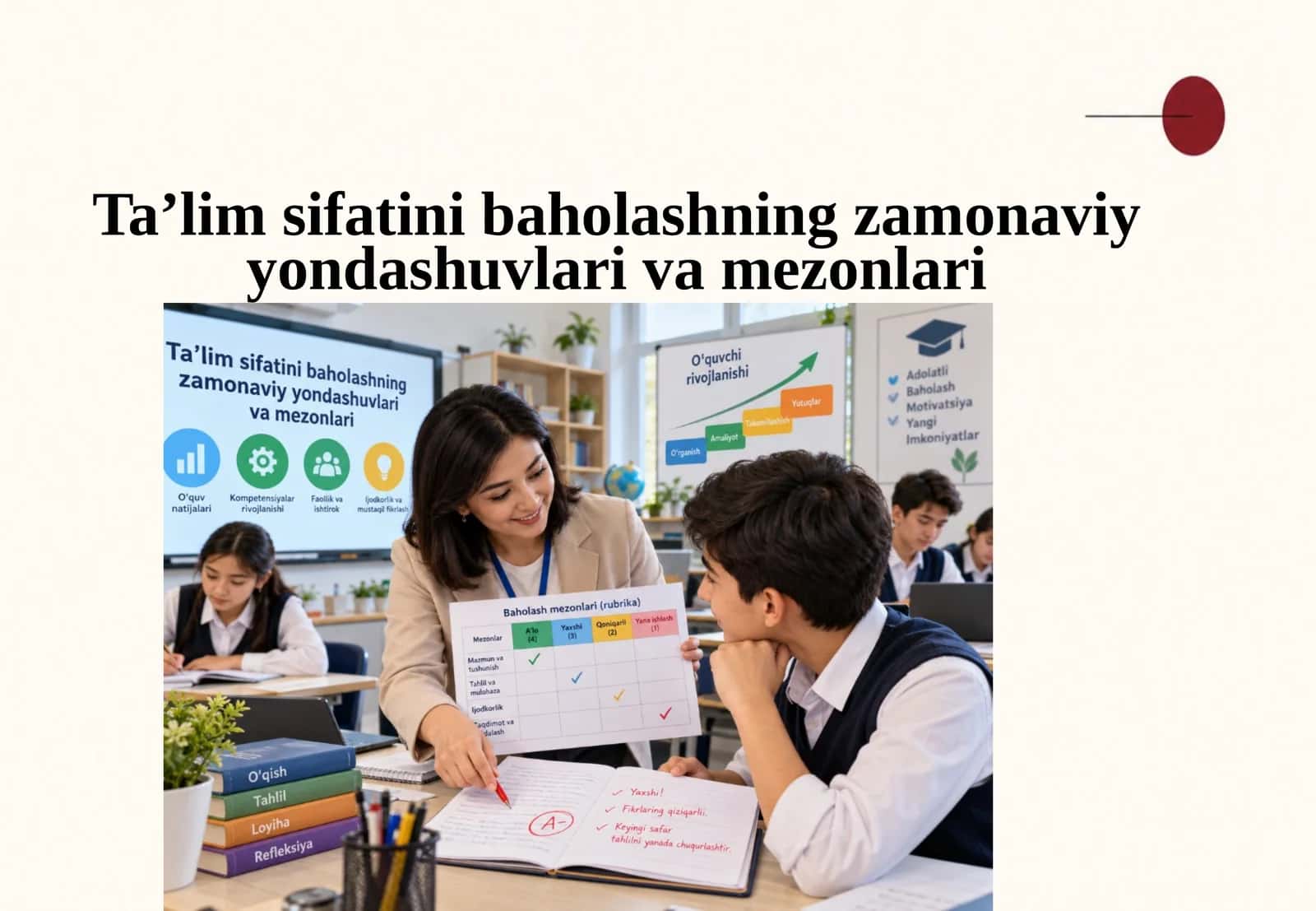 Ta’lim sifatini baholashning zamonaviy dashuvlari va mezonlari