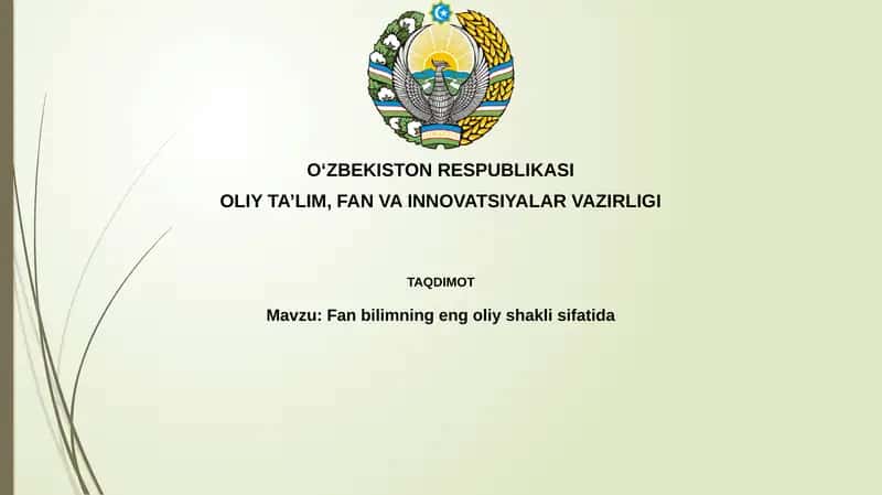 Fanbilimningengoliyshaklisifatida