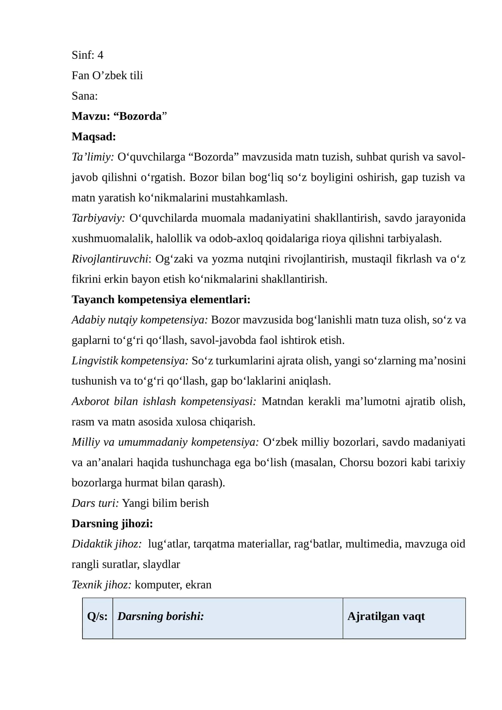 “Bozorda”