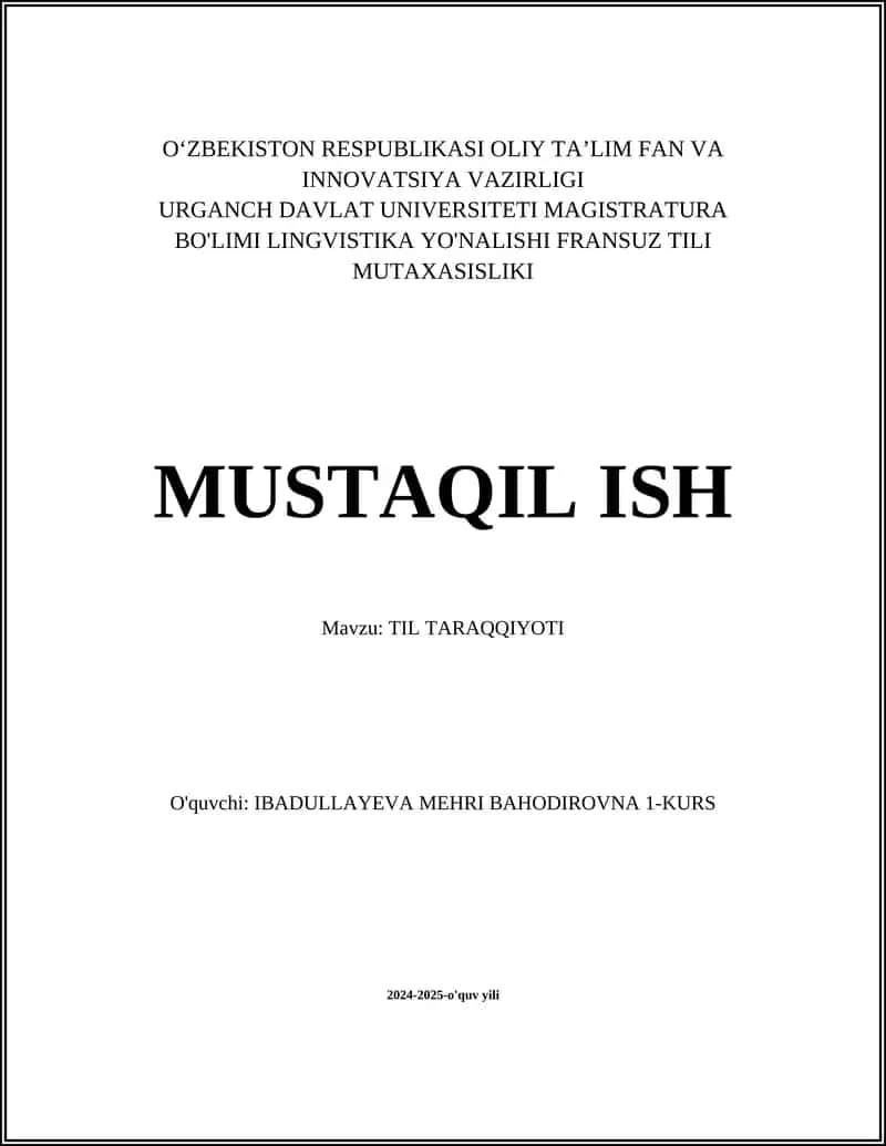 Ilmiy Taraqqiyot va Kashfiyotlar