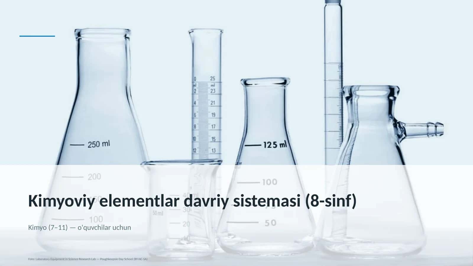 Kimyoviy elementlar davriy sistemasi (8-sinf)